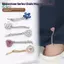 Springevenstar 1 Chiếc Hoa Trái Tim Từ Tính Có Thể Điều Chỉnh Chân Kẹp Cho Quần Pin Có Thể Thu Vào Chân Cố Định Quần Rời Nút Cho Quần Jean Springevenstar