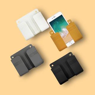 5 Kệ Dán Giá Đỡ Sạc Điện Thoại Di Động Để Remote Gắn Tường Đầu Giường Không Cần Khoan, có lỗ
