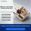 MT5S 21V 50A Li ion BMS Board 3 Series Hợp Kim Bảo Vệ Pin Sạc Xả An Toàn DIY Power Pa System Đẹp