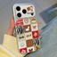 Ốp lưng iPhone Họa tiết da mạ Họa tiết hình bánh quy iPhone 17 16 15 14 13 12 11 Pro Max Plus Max