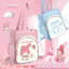 Túi hướng dẫn hoạt hình sinh viên Sanrio Túi Tote giá trị cao Túi nghệ thuật dung tích lớn dễ thương