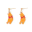 Hoạt Hình Nhật Bản Dễ Thương Anime Winnie the Pooh Hợp Kim Dầu Nhỏ Giọt Bông Tai Trang Sức