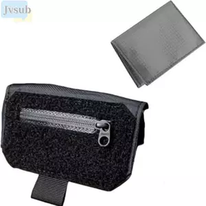 Ví thắt lưng mỏng JVSUB Zero Số lượng lớn, Ngăn ẩn màu đen Ví thắt lưng Mini, Kẹp thắt lưng Móc chống trộm và Vòng đóng đai Ví