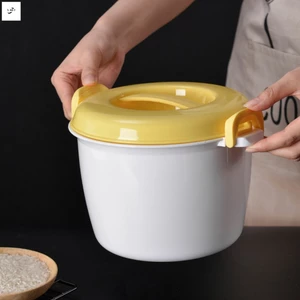 Nồi cơm điện lò vi sóng Chất liệu nhựa dung tích lớn có nắp cho hộp cơm trưa hấp gia đình