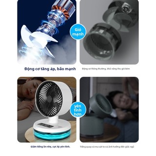 Quạt Để Bàn Đa Năng Quạt Mini Quạt Phun Sương Quạt Tuần Hoàn Không Khí Quạt Làm Mát 3 Tốc Độ Gió Cho Bàn Làm Việc