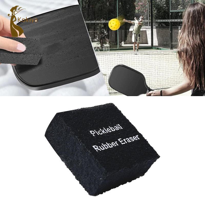 Pickleball Vợt Tẩy Bụi Thanh Cao Su Làm Sạch Miếng Lót Loại Bỏ Vết Bẩn Vết Bẩn Thích Hợp Cho Người Hâm Mộ Thể Thao Lưu Trữ Tại Nhà 5cmx5cmx2