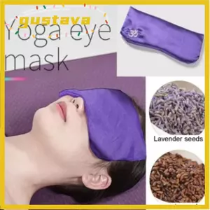 GUSTAVA Eye, Silk Giảm Mệt Mỏi Gối Mắt Yoga, Di Động Thư Giãn Mắt Hoa oải Hương Hỗ Trợ Giấc Ngủ Thiền Dụng Cụ Luyện Tập Yoga Pilates Phụ Kiện