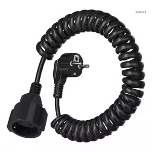 SUIT Dây Nối Dài Điện Lò Xo Cáp Nam Đến Nữ Nối Dài Dây Nguồn Dây Nối Dài Cho Máy Sưởi Ngoài Trời Ac