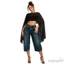 MAPLEPOET-Áo sơ mi nữ Sheer Flowy dáng rộng vừa vặn Crop Cover Ups