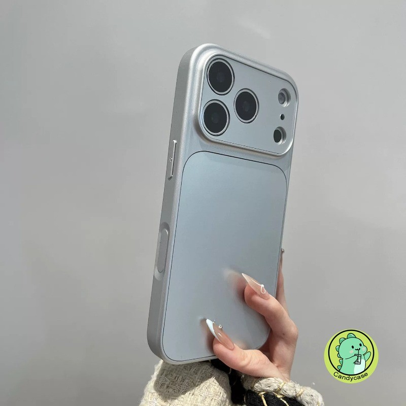 Ốp Điện Thoại Bạc Mờ Cho Samsung Galaxy A17 M17 F17 A16 A15 M15 F15 A14 A13 M13 A12 F12 M12 A11 A10 A10S M10S 5G 4G PU Cover Vỏ Mềm Doanh Nghiệp Đơn Giản Dễ Thương