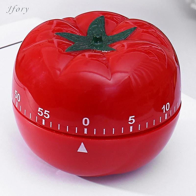 Nhà bếp cà chua dễ thương Jfory, đồng hồ đo giờ, báo thức, nhắc nhở thời gian để làm bánh tập thể dục