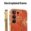 YJD Ốp Lưng Cho Tecno Camon 50 Ultra Camon50Pro Vintage Palace Họa Tiết Series Da Mạ Điện Cạnh Chống Rơi Vỏ Điện Thoại