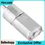 Belleshopp 10 Động cơ giảm tốc điện cao cấp 9v Sở thích DC 12V 15-200RPM Đường kính ngoài 20MM (12V 15RPM)