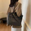 SQ11 Túi tote dung tích lớn Nhật Bản dành cho nữ lười biếng đa năng đi lại thông thường Túi đeo vai nách