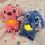 Lilo Stitch Angel Stitch Đồ chơi nhẹ nhàng Thở sáng lên Búp bê sang trọng Đồ chơi đồng hành mềm mại