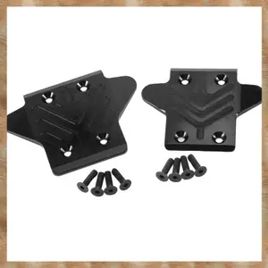 Bộ tấm bảo vệ khung gầm trước và sau bằng kim loại cho các bộ phận nâng cấp xe RC 1 / 8 KRATON 6S, màu đen