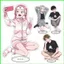 HT3 Bạn Và Tôi Cực Đối Mặt Đứng Tấm Acrylic Đứng Ký Hình Đứng Anime Trang Trí TH3