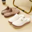 YRBWD Nữ Clogs, Dép Mùa Hè Thoáng Khí Đế Dày, Giày Đi Biển Mềm Nhẹ Đơn Giản Cho Trong Nhà Ngoài Trời
