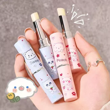 Vaseline Peach Lip Balm Nam Nữ Dưỡng Ẩm Dưỡng Ẩm Dưỡng Ẩm Chống Khô Son Môi Primer Không Màu Sinh Viên Chính Hãng