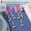 Bướm Tua Rua Kẹp Tóc Hợp Kim Hanfu Phụ Kiện Tóc Cổ Phong Cách Trung Hoa Cho Nữ Cô Gái Lễ Hội Chụp Ảnh Trang Phục Mặc