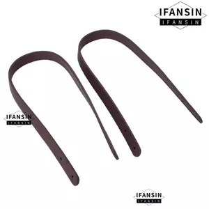 IFANSIN 2 Tay Cầm Túi Da, 8 Bộ Đinh Tán Túi Da Mềm Dây Đeo Tay, Dây Đeo Ví Dài 21,7 Inch Handmade Cho Túi Xách DIY