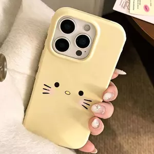Mèo con mềm mại Ứng dụng iPhone17p16 trường hợp điện thoại 1514 mềm trường hợp 1312 mới x
