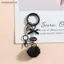 # HB # Creative Hairball Điện thoại di động Mặt dây chuyền đính cườm Diy Handmade Hairball Móc khóa Túi mặt dây chuyền hạt dễ thương Trang trí mặt dây chuyền.