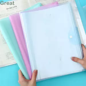 Túi đựng hồ sơ TUYỆT VỜI, 20 túi Thư mục tập tin A3 dung lượng lớn, Sáng tạo Chèn trang Túi lưu trữ tài liệu dày không thấm nước Văn phòng trường học