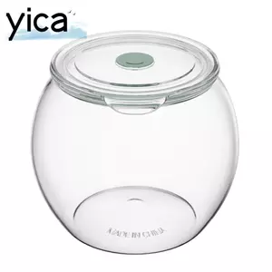Bình đựng bình kín YICA, Bình đựng dưa chua kín dung tích lớn chống ẩm, Hộp đựng hạt trà trong suốt bằng nhựa gia dụng