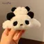 AqToCna Hoạt Hình Thời Trang Dễ Thương Sang Trọng Gấu Trúc Kẹp Tóc Hoạt Hình Lớn Hairgrips Tóc Vuốt Kẹp Tóc Phụ Kiện Tóc AqToCna
