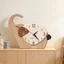 2026 Lucky Pony Phong Cách Trung Cổ Phòng Khách Để Bàn Đồng Hồ Đồ Trang Trí Con Lăn Để Bàn Sáng Tạo Hoạt Hình Im Lặng Tường