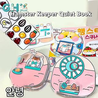 GHX Mới Kawali Dễ Thương DIY Stier Trò Chơi Little Hamster Giữ Im Lặng Sách Ngộ nghĩnh DIY Anime Bé Gái Quà Tặng Đàn Áp Đồ Chơi Cho Trẻ Em VN