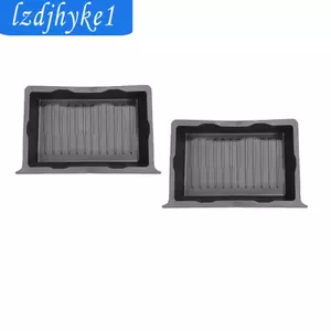 2 Miếng Dưới Ghế Khay Bảo Quản Hộp Tổ Chức Ngăn Kéo Hộp Đựng Chắc Chắn TPE Xây Dựng Lưu Trữ Ẩn Thích Hợp Cho Xe Gia Đình Du Lịch