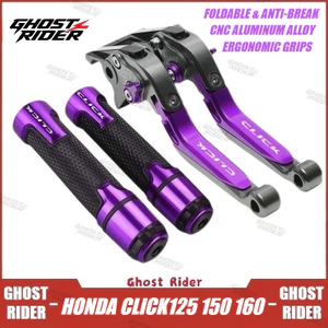 CHO XE HONDA CLICK125i CLICK150i CLICK160 V2 V3 Xe Máy Có Thể Điều Chỉnh Phanh Ly Hợp Đòn Bẩy Tay Cầm Thanh Cuối Bộ Phụ Kiện