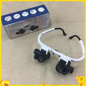 2022 8X / 23X Đôi Mắt Đèn LED Kính lúp Kính lúp Kính lúp Lúp