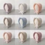 BRABRAA Muslin Baby Bonnet, 100% Cotton Gạc Thoáng Khí Mũ Bò Trẻ Sơ Sinh, Dây Đeo cằm Mềm Cổ Điển Ruffle Mũ Bé Gái Bé Trai Mùa Hè Thu