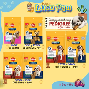Bánh xương cho chó Pedigree Dentastix , Bánh thưởng chăm sóc răng miệng
