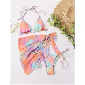 Set album Bikini / Đồ tằm họa tiết Loang - Bikini đính đá...