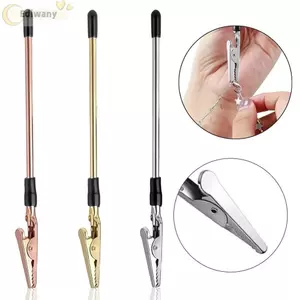 Công cụ vòng tay EDIWANY, Công cụ điều chỉnh cơ chế móc an toàn Người trợ giúp trang sức, Dụng cụ buộc và móc buộc chặt kim loại Cá sấu Kẹp vòng tay Kìm DIY Dụng cụ trang sức