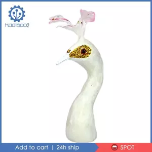 Sang Trọng Trang Trí Các Bức Tượng Con Công Đầu Mannequin Trung Tâm Nhà Búp Bê Thu Nhỏ Phụ Kiện Cho Trang Trí Giáng Sinh