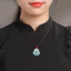 Mặt dây chuyền Phật giáo nhỏ phong cách dân tộc cổ điển Gong Guanyin