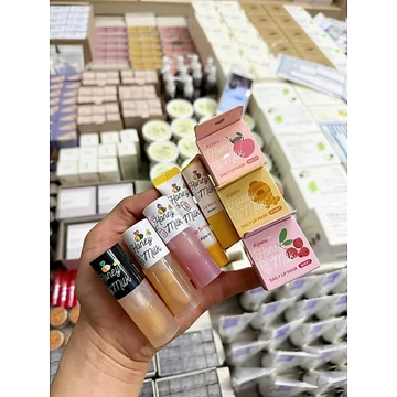Son Dưỡng, Mặt Nạ Ngủ Môi APIEU Honey & Milk Lip Oil 5g, Lip Sleeping Mask 6g