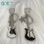 GHX Guitar Trái Tim Tình Yêu Ngôi Sao Móc Chìa Khóa Cho Nam Nữ Ngọt Ngào Mát Hợp Thời Trang Mặt Dây Chuyền Móc Khóa Ro Punk Vintage Phụ Kiện Quà Tặng VN