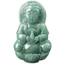 Phong cách mới Ice a Goods Bean Green Guanyin Tượng Phật Mặt dây chuyền