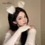 AqToCna Tai Thỏ Dễ Thương Sang Trọng Tóc Vòng Cosplay Thỏ Sang Trọng Tai Thỏ Đạo Cụ Chụp Ảnh Dự Tiệc Cung Cấp Phụ Kiện Tóc AqToCna