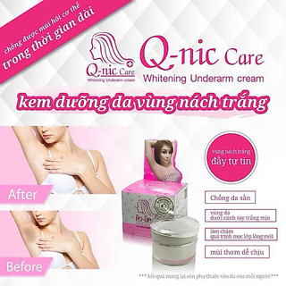 Kem Q-NIC CARE- 15Gr,  Giảm Thâm Nách , Thâm Mông , Đầu Gối, Khuỷu Tay Chính Hãng thái lan.