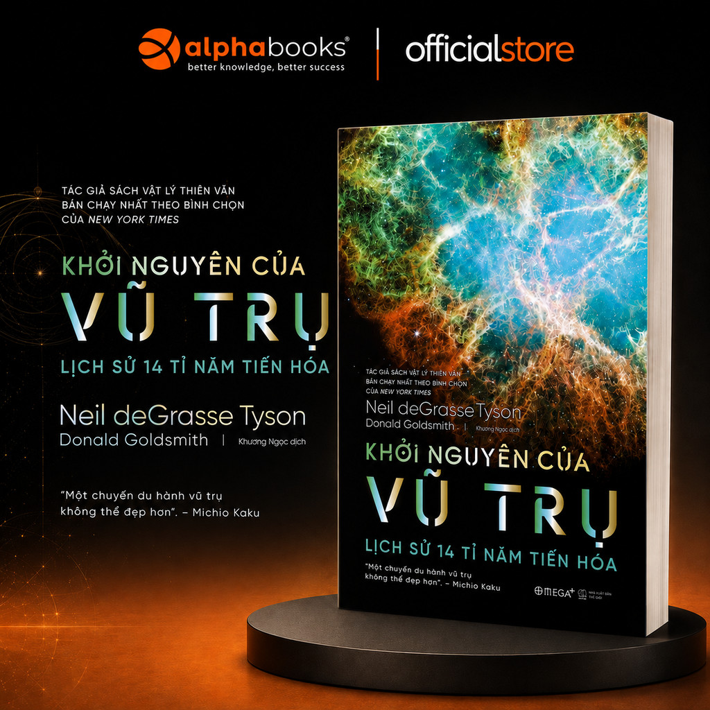 Sách - Khởi Nguyên Của Vũ Trụ: Lịch Sử 14 Tỉ Năm Tiến Hóa (Omega Plus)