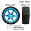 4 68mm 12mm Hex Kim Loại TE37 Vành Bánh Xe Lốp Cho Tamiya TT01 TT02 TT02B TA06 XV01 XV02 PTG-2 1 / 10 RC Racing Xe Nâng Cấp Phần