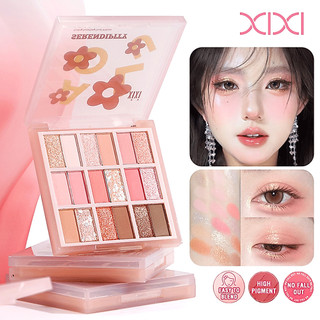 Bảng Phấn Mắt XIXI 18 Màu - Phấn Mắt Phong Cách Hàn Quốc Tự Nhiên Lâu Dài Sắc Tố Cao Hồng Nâu Trang Điểm Mắt D668