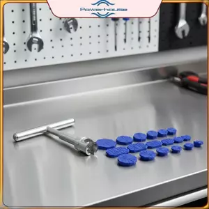 POWER 12 Bộ dụng cụ kéo vết lõm không sơn Bộ công cụ sửa chữa thân xe để loại bỏ vết lõm tấm kim loại Hoàn hảo cho kịch bản gia đình và xưởng.